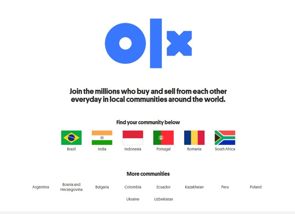 Доска объявлений OLX